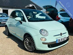 Green Used 2015 Fiat 500 Lounge Hatchback | £5,795 (Fair price)