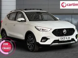 White Used 2021 MG ZS Exclusive Sedan | £12,632 (Fair price)