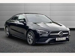 Cosmos black Used 2022 Mercedes CLA220 AMG Line Premium Plus Sedan | £29,295 (Fair price)