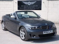 Mineral grey Used 2012 BMW 118 Cabriolet Exclusive Cabriolet | £5,999 (Fair price)