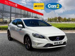 White Used 2016 Volvo V40 R-Design Estate | £9,990 (Good price)