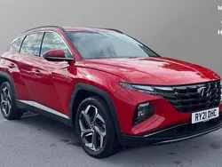 Red Used 2021 Hyundai Tucson Premium SUV | £19,607 (Fair price)