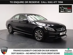 Black Used 2015 Mercedes C200 Sedan | £14,480 (Fair price)