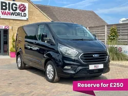 Black Used 2022 Ford Transit Custom Limited Van | £14,994 (Super price)