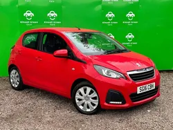 Red Used 2016 Peugeot 108 Active Hatchback | £5,399 (Fair price)