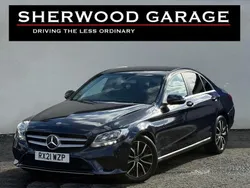 Blue Used 2021 Mercedes C220 SE Sedan | £18,990 (Good price)