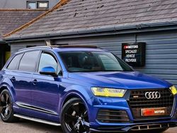 Blue Used 2017 Audi Q7 S-Line SUV | £28,789 (A bit pricey)