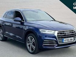 Blue Used 2018 Audi Q5 S-Line SUV | £24,055 (Fair price)