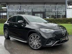 Black Used 2024 Mercedes EQE350 AMG line Sedan | £50,985 (Expensive)