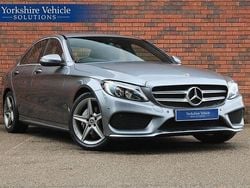Grey Used 2017 Mercedes C220 AMG line Sedan | £12,750 (Fair price)