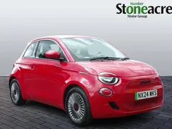 Red Used 2024 Fiat 500e Red Hatchback | £14,995 (Fair price)