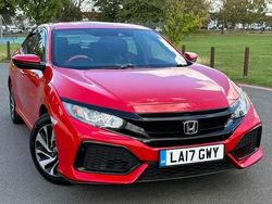 Red Used 2017 Honda Civic SE Hatchback | £10,495 (Fair price)