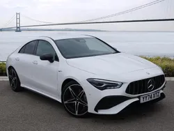 White Used 2025 Mercedes CLA35 AMG Premium Coupe | £38,991 (Expensive)