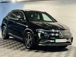 Black Used 2021 Mercedes EQA250 AMG line SUV | £10,989