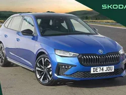 Blue New 2024 Skoda Scala Monte Carlo Hatchback | £26,995 (A bit pricey)