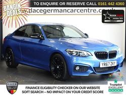 Blue Used 2017 BMW 218 M Sport Coupe | £11,879 (Fair price)