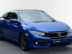 Blue Used 2021 Honda Civic SR Hatchback | £14,002 (Fair price)