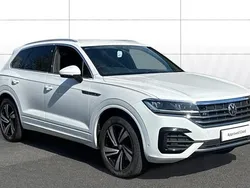 White Used 2019 VW Touareg R-line SUV | £29,057 (Fair price)