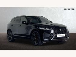 Santorini black Used 2022 Jaguar F-Pace R-Dynamic SUV | £29,950 (Fair price)