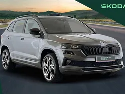 Graphite grey Used 2024 Skoda Karoq SportLine SUV | £27,690 (Fair price)