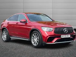 Red Used 2020 Mercedes GLC63 AMG Coupe | £44,549 (Good price)