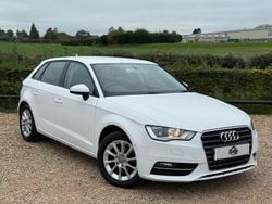 White Used 2015 Audi A3 Sportback Advanced Hatchback | £12,651 (Fair price)