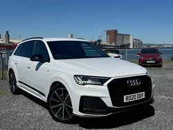 White Used 2020 Audi Q7 Black Edition SUV | £36,995 (Fair price)