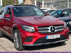 Red Used 2018 Mercedes GLC220 AMG Line Premium Estate | £22,990 (Fair price)