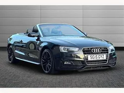 Mythos black Used 2015 Audi A5 Cabriolet S-Line Cabriolet | £9,990 (Fair price)