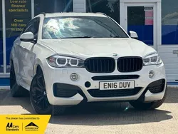White Used 2016 BMW X6 M Sport SUV | £20,700 (Good price)