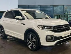 White Used 2022 VW T-Cross R-line SUV | £20,328 (Fair price)