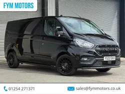 Black Used 2022 Ford Transit Custom Limited Van | £14,495 (Fair price)