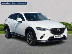 White Used 2019 Mazda CX-3 Inclusive SUV | £11,656 (Fair price)