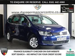 Blue Used 2017 VW Sharan SE MPV | £12,940 (A bit pricey)
