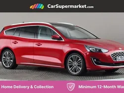 Red Used 2020 Ford Focus Vignale Estate | £16,497 (Fair price)
