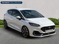 White Used 2022 Ford Fiesta ST-Line Hatchback | £15,200 (Fair price)