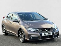 Brown Used 2014 Honda Civic SE Plus Hatchback | £7,190 (Fair price)