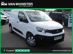 White Used 2020 Peugeot Partner Van | £8,799 (Fair price)