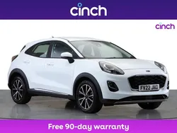 White Used 2022 Ford Puma Titanium SUV | £14,699 (Good price)