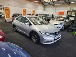 Silver Used 2013 Honda Civic EX Hatchback | £4,950 (Fair price)