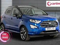 Blue Used 2018 Ford Ecosport ST-Line SUV | £9,350 (Fair price)