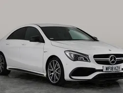 White Used 2018 Mercedes CLA45 AMG AMG Sedan | £19,714 (Good price)