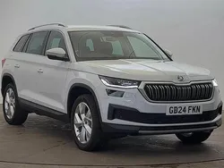 Moon white metallic New 2024 Skoda Kodiaq SE L Executive SUV | £30,495 (Super price)