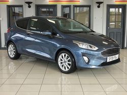 Blue Used 2019 Ford Fiesta Titanium Hatchback | £10,870 (Good price)