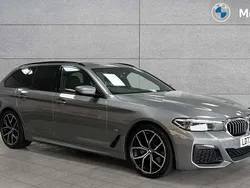 Skyscraper grey metallic Used 2023 BMW 520 M Sport Estate | £31,056 (Fair price)