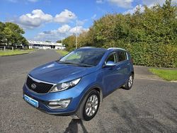 Blue Used 2014 Kia Sportage 2 SUV | £5,390 (Fair price)