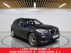 Black Used 2019 BMW X3 M Sport SUV | £24,449 (Fair price)