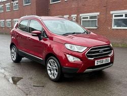 Red Used 2018 Ford Ecosport Titanium SUV | £6,250 (Expensive)