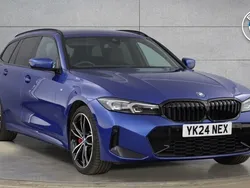 Blue Used 2024 BMW 330e M Sport Estate | £38,999 (Fair price)