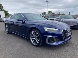 Blue Used 2021 Audi A5 S-Line Coupe | £20,995 (Fair price)